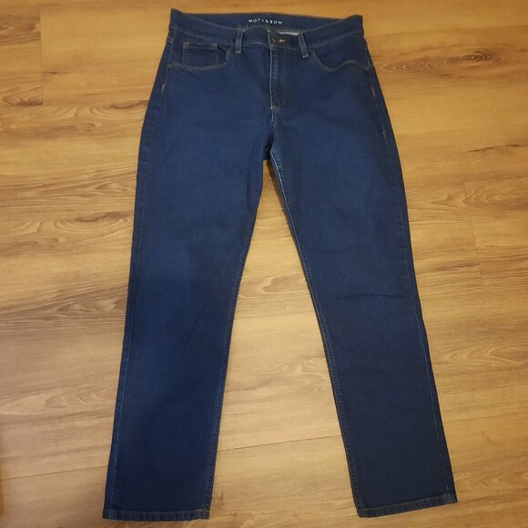 Mott & Bow Jeans Boyfriend Sz 29 X 30 Classic Straight Leg Jeans classic dark - Picture 1 of 6